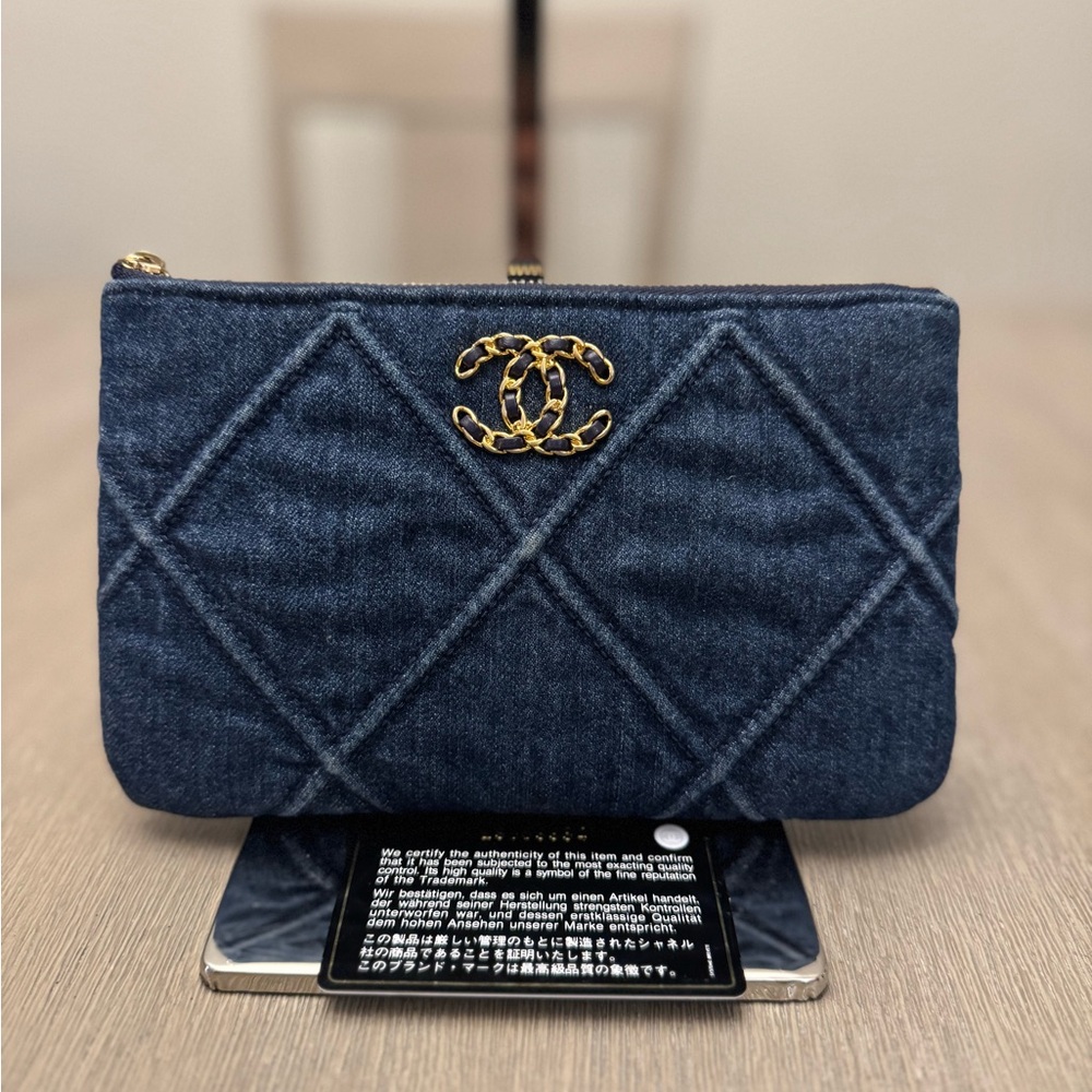 Chanel CC Denim Ocase Small